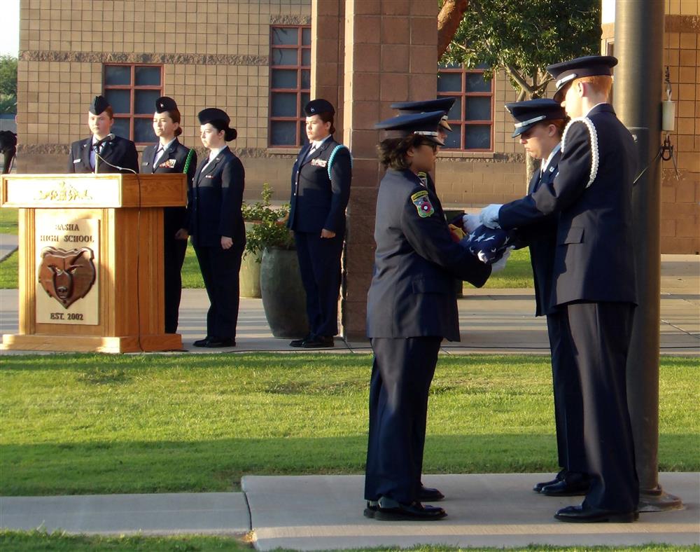 Basha High Flag Raising